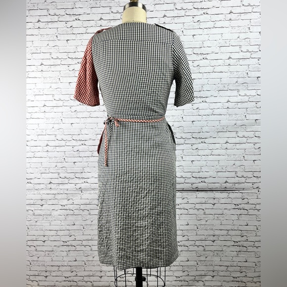 Roolee | Plaid Wrap Dress Playful Pattern Play, size XXS - Picture 4 of 11